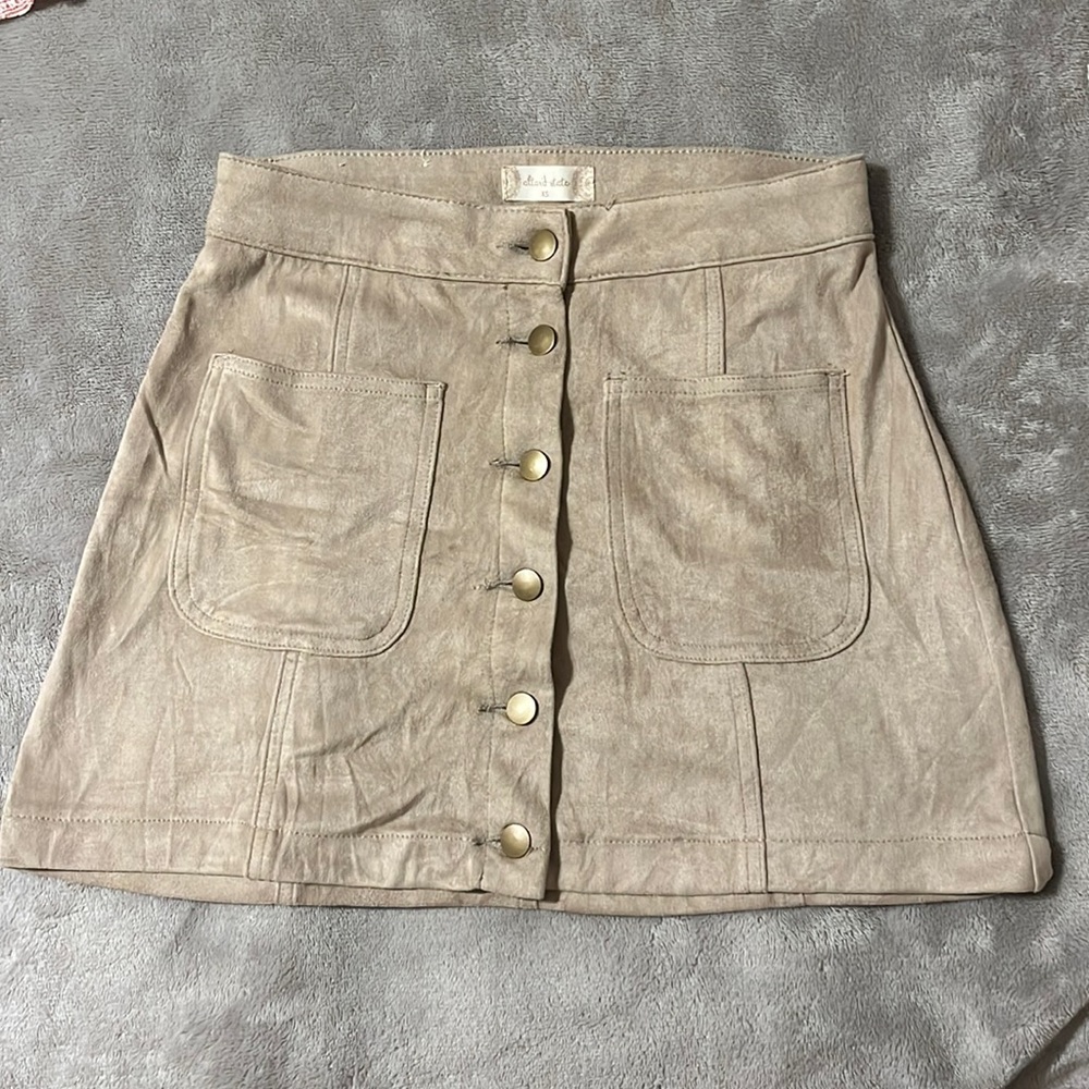 ALTAR’D STATE SUEDE SKIRT